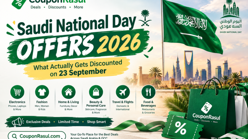 Saudi National Day Offers 2026: What Actually Gets Discounted on 23 September